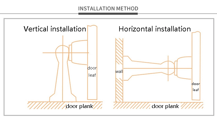 Modern Wall Protector Magnetic Door Stopper Types Black Door Stops