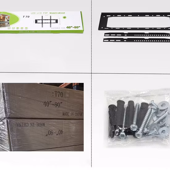 to Indonesia New Nb P5 Full Motion 32-55 Inch TV Wall Mount Flat Panel LED LCD Display Mount Bracket to Max. Vesa 400X400mm Load 27.2kgs