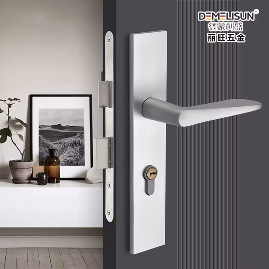 Wholesale Vintage Antique Zinc Material Door Handle Lock with Rosette