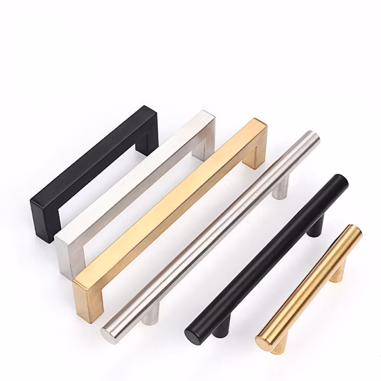 Basic Customization Bedroom Door Lever Handle for Wooden Door Stainless Steel 304 Modern Interior Door Handles Satin Black Gold Door Handle